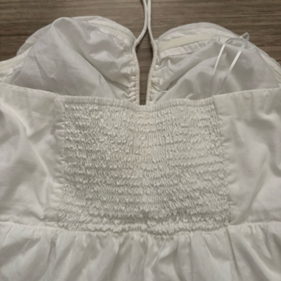 Anthropologie White Strapless Dress - Picture 7 of 11